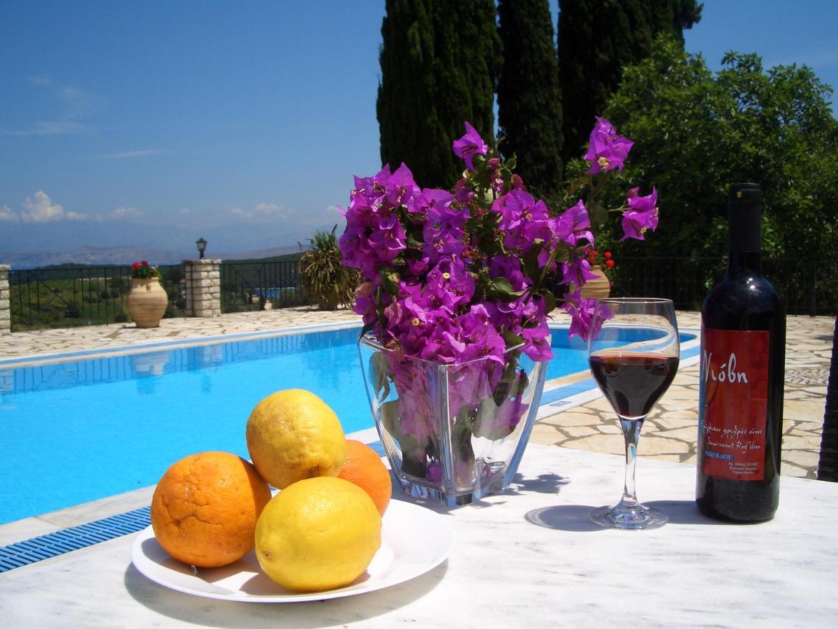 Villa Bacchus Kassiopi Corfu Kültér fotó